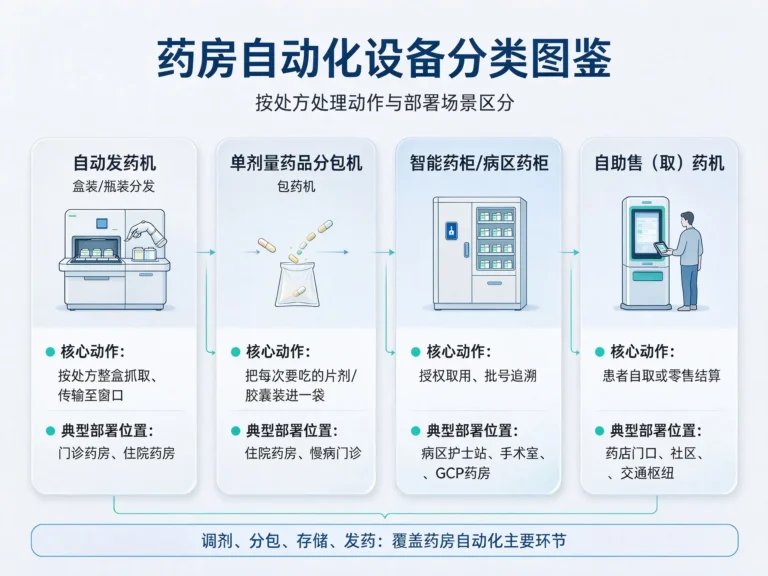 药房自动化设备分类场景图